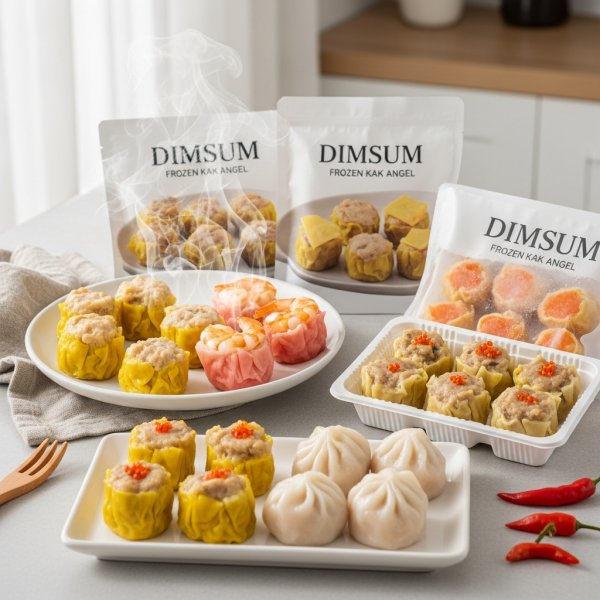 Dimsum Frozen Kak Angel, Sajian Kekinian Praktis dengan Banyak Varian